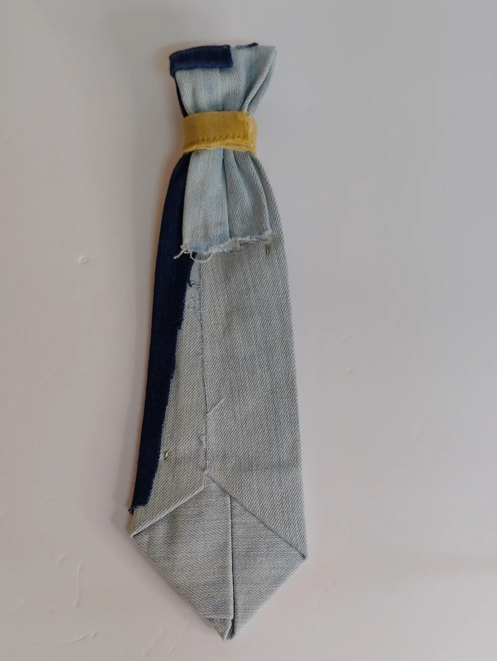 Bunny Embellished Kids Navy Tie with Pink & Gold Accents